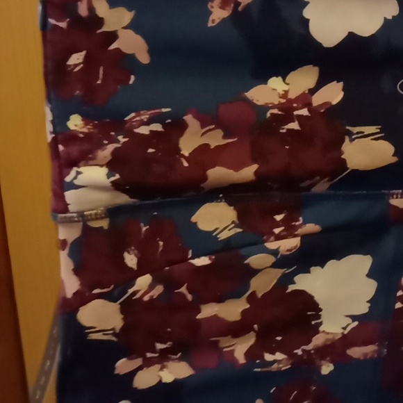 Active High Waist Tummy Control Leggings Ninfee Print (water lily) X large, NW - Picture 11 of 15